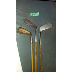 Golf Clubs (3) (AG Spalding #5, Copper Classic, Duralite #6)