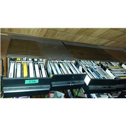 VHS Holders (5) With Recorded VHS Tapes