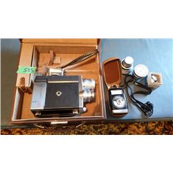 Bell & Howell 16mm Movie Camera With Case
