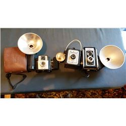 Lot Of Cameras (4) (Argus, Brownie, Imperial, Kodak)