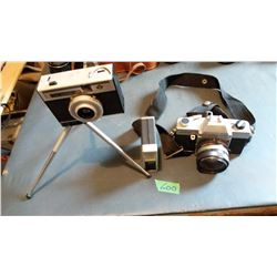 Lot Of Cameras (3) (Agfa ISO Rapid IF, Rollei, Topcon)