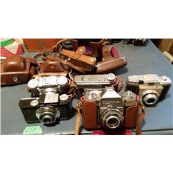 Lot Of Cameras (5) & Cases