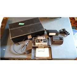 Polaroid 360 Land Camera With Case & Accessories