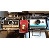 Image 3 : Polaroid Land Cameras (4) (#250, 210, 100, 210 & Polaroid Exposure Meter)