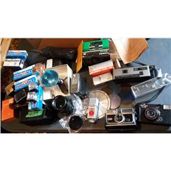 Lot Of Cameras & Camera Accessories