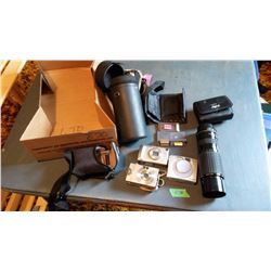 Lot Of Cameras (3) & Camera Accessories