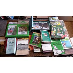 Lot Of Golf Books & Golf-Related Items
