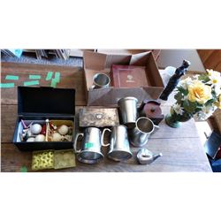 Lot Of Misc. Items, Lighter, Golf-Related Items