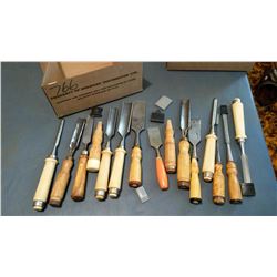 Lot Of Wood Chisels