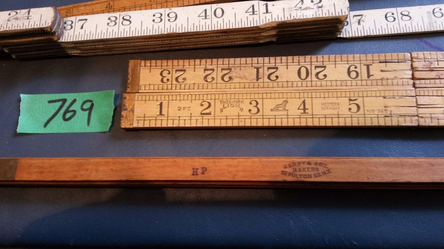 Lot Of Vintage Rulers