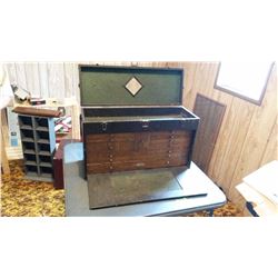 Vintage Wooden Carpenters Toolbox H. Gerstner & Son