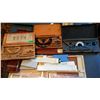 Image 2 : Calipers & Vintage Calipers In Box, Empty Wooden Caliper Box, Level Set