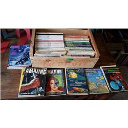 Lot Of Books With Apple Crate (1960’s-1970’s)