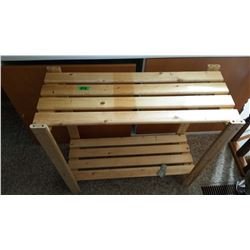 Wooden Shelf & Wooden Cabinet