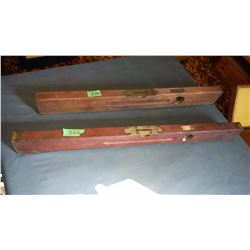 Vintage Wooden Stanley Levels (2)