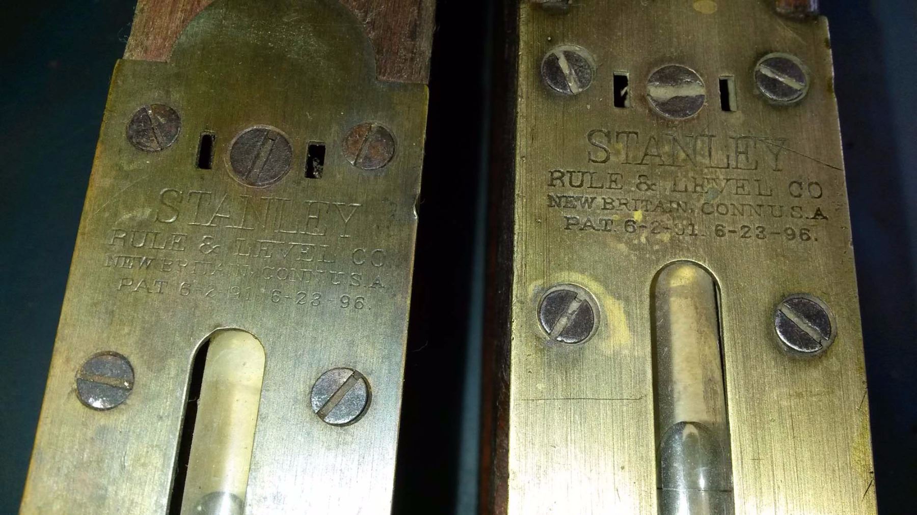 Vintage Wooden Stanley Levels (2)