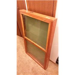 Wooden Display Cabinet With Key (42”x26”)