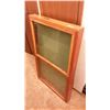 Image 1 : Wooden Display Cabinet With Key (42”x26”)