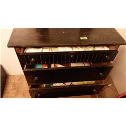 Drawer Dresser (No Contents) & Bed Box Spring With Memory Foam