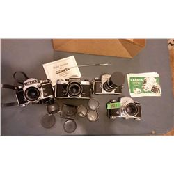 Lot Of Cameras With Accessories
