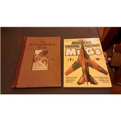 Books (2) (The Russo-Japanese War, Modern Fighting Aircraft MIGS)