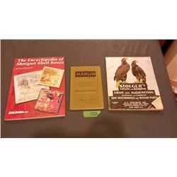 The Encyclopedia Of Shotgun Shell Boxes, Marlin Booklet, Stoeger’s Catalogue 1934