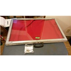 Metal Display Case With Lock(33 1/2” x 22”)