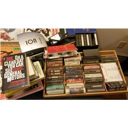 Mixed Lot Of Books, Hi-Speed USB 2.0 Modem, Cassette Tapes