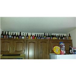 Collection of Bottles (Whiskey, Beer, Ale, & Tins)