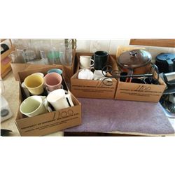 Boxes Of Glassware, Dishware