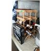 Image 2 : Wine Rack, Knife-Cutting Block With Knives & Misc.