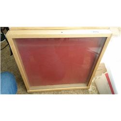 Wooden Display Case (19 1/2” x 19 1/2”)