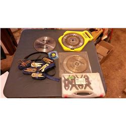 Saw Blades, Ratchet Straps, & Misc.