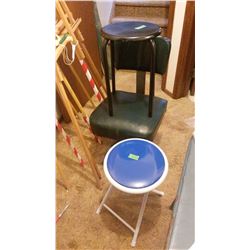 Stools (2), & Chairs