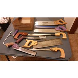 Lot Of Vintage Hand Saws
