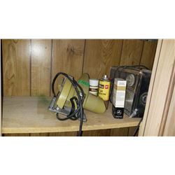 Radio, Black & Decker Circular Saw