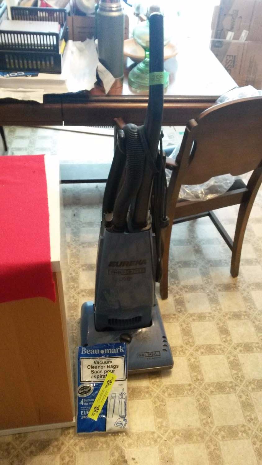 Eureka The Boss Vacuum Cleaner & Bags & Metal Garbage Can
