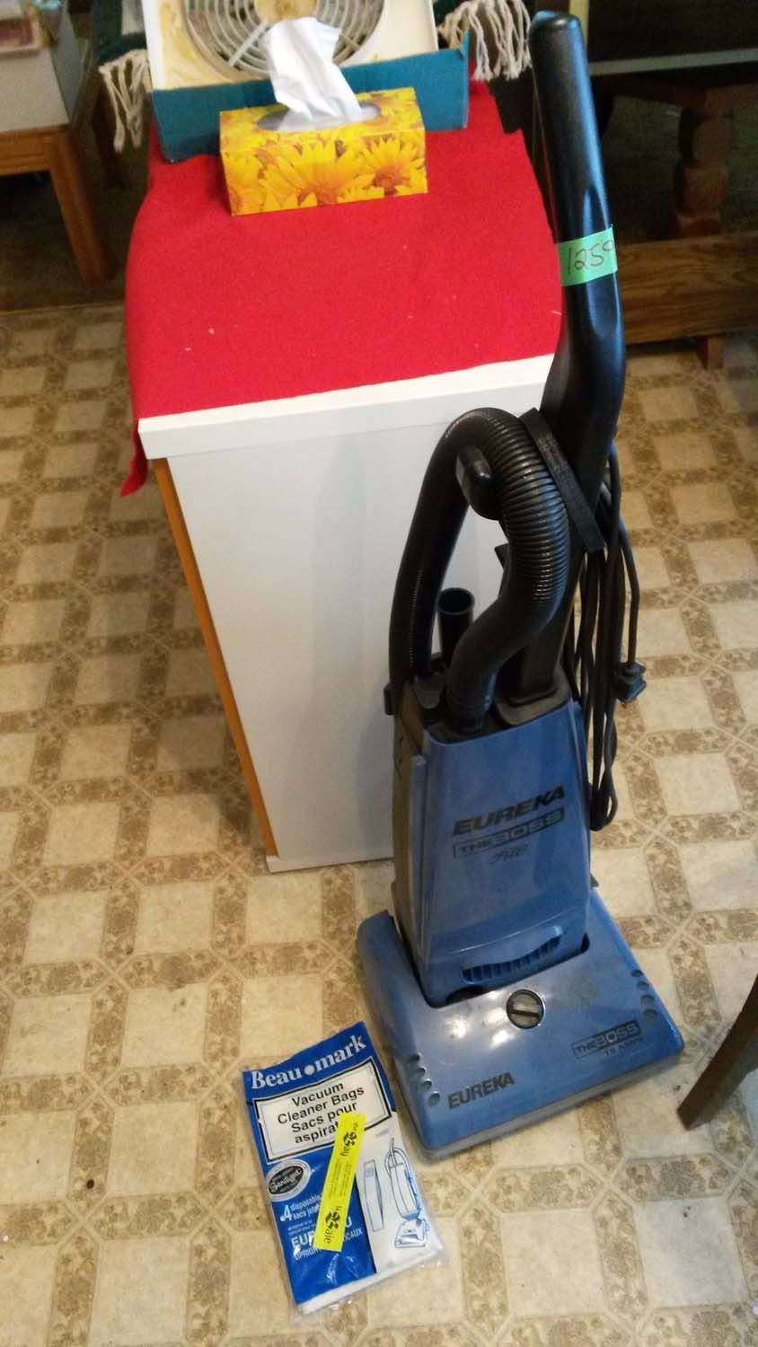 Eureka The Boss Vacuum Cleaner & Bags & Metal Garbage Can