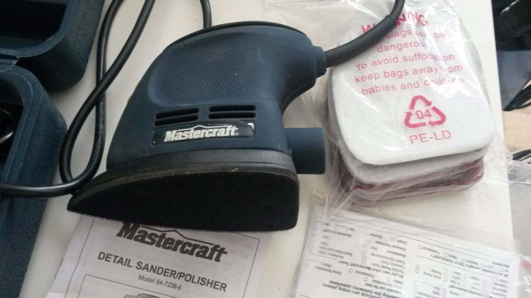Mastercraft Detail Sander/Polisher (New) Bodnarus Auctioneering