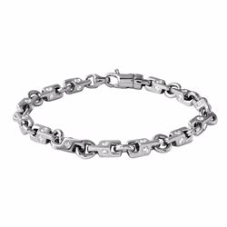 14KT White Gold 3.82ctw Diamond Bracelet