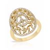 Image 1 : 14KT Yellow Gold 0.64ctw Diamond Ring