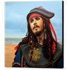 Image 1 : Johnny Depp As Jack Sparrow Print on Canvas