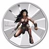 Image 1 : 2016 $10 Canada 1/2 Wonder Woman Silver Coin
