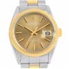 Image 2 : Rolex 14KT Two Tone Gold Datejust Mens Wristwatch