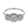 Image 1 : 14KT White Gold 1.06ctw Diamond Ring