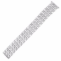 14KT White Gold 8.59ctw Diamond Bracelet