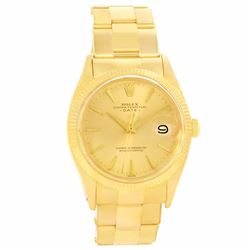 Rolex 18KT Yellow Gold Datejust Mens Wristwatch