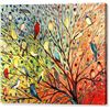 Image 1 : 27 Birds Print on Canvas