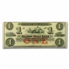 Image 1 : 1800's $1 Salmon Falls Bank of Rollinsford Obsolete Bank Note
