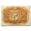 Image 1 : 5 Cent Fractional Currency Note